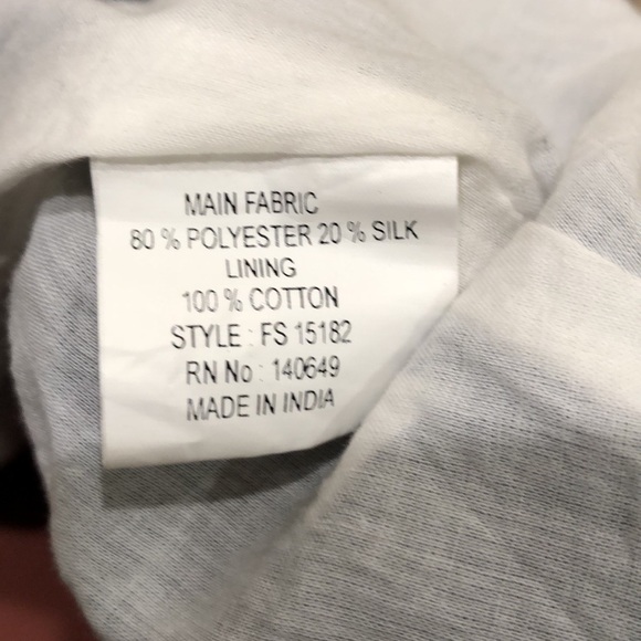 Frock Shop Midi Dress Size Small Navy Blue Polka Dot Fit and Flare - Picture 8 of 9